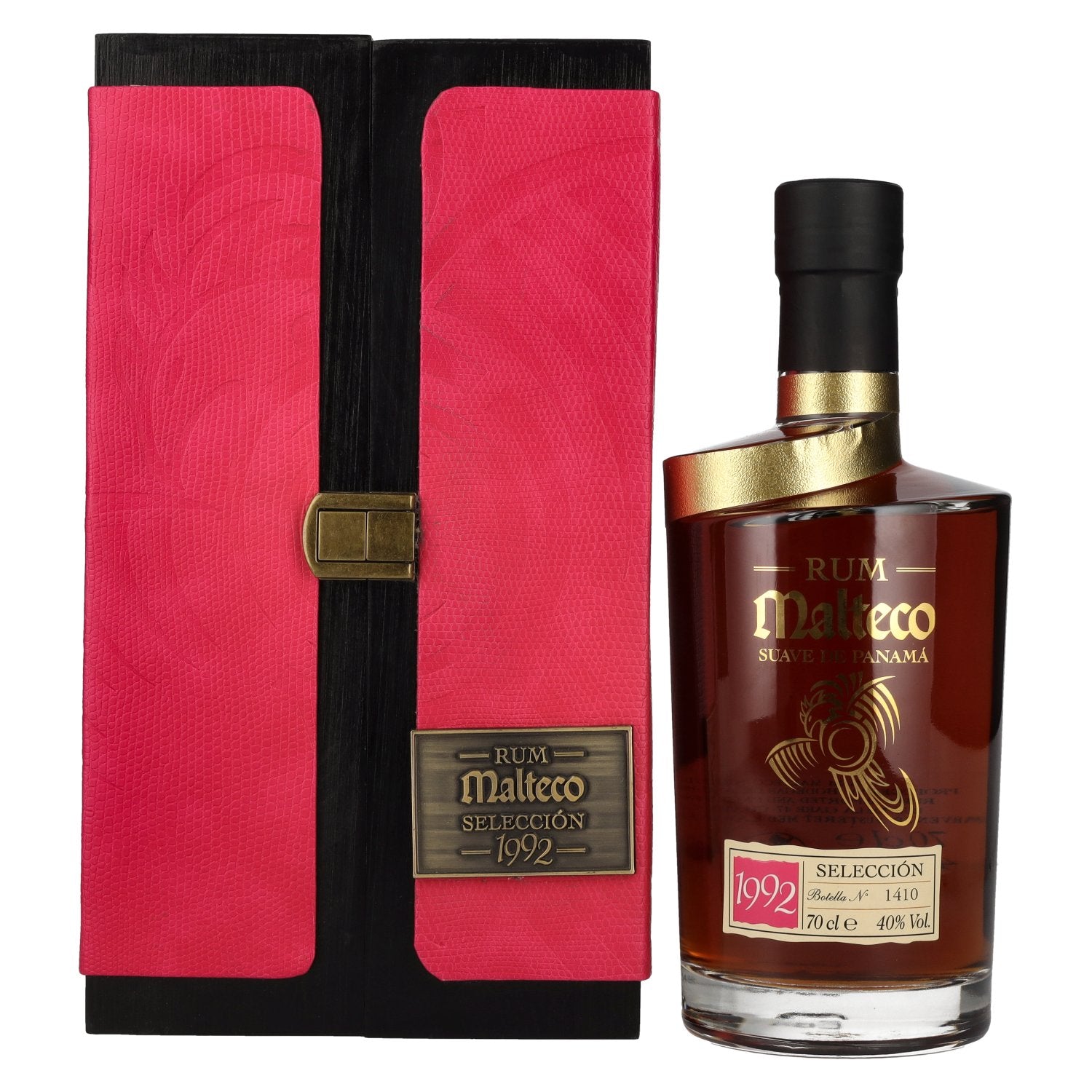 Ron Malteco SELECCIÓN 1992 40% Vol. 0.7l in wooden box