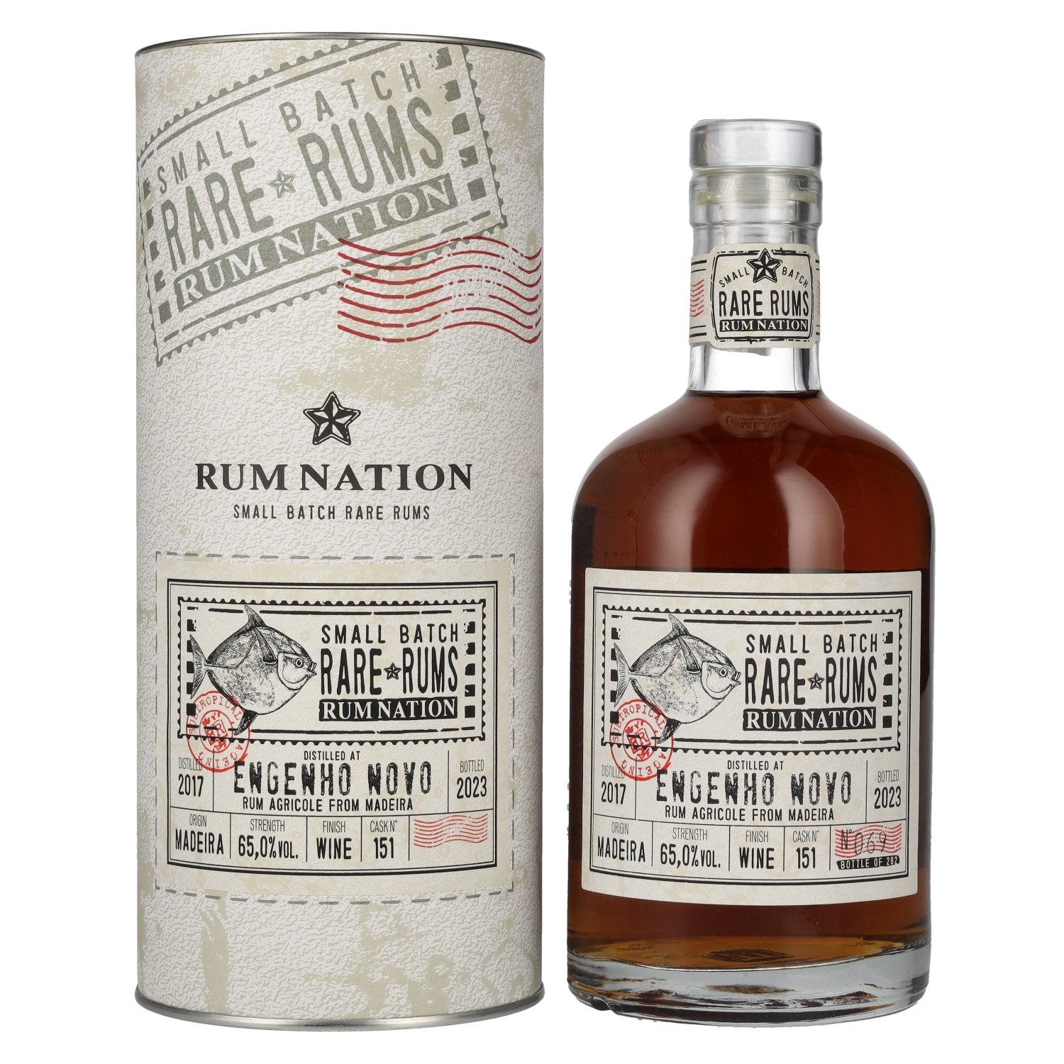 Rum Nation Rare Rum ENGENHO NOVO 2017/2023 65% Vol. 0.7l in Gift Box