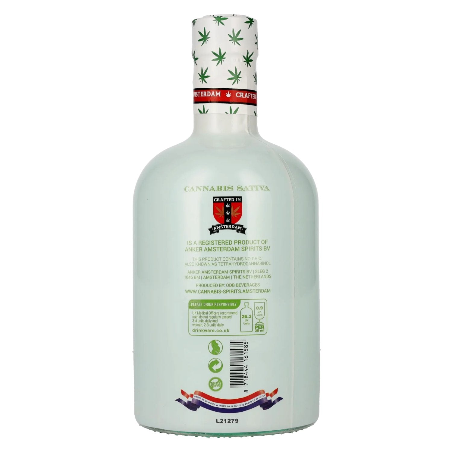 Cannabis Sativa Fibre Hemp Flavoured Jamaican Rum 37,5% Vol. 0,7l