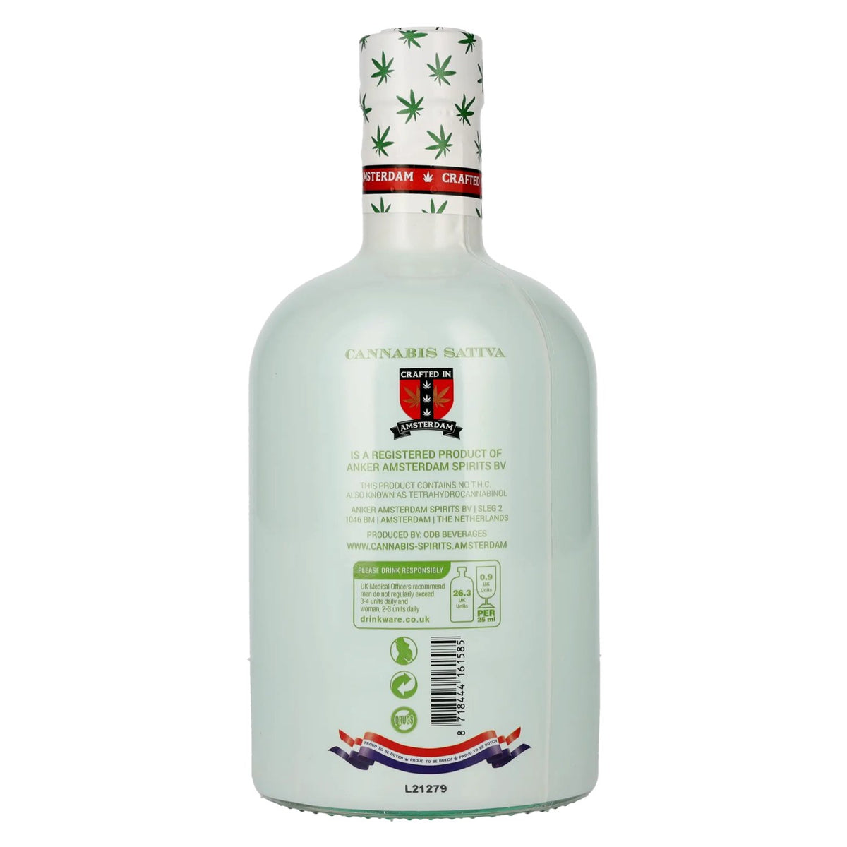 Cannabis Sativa Fibre Hemp Flavoured Jamaican Rum 37.5% Vol. 0.7l