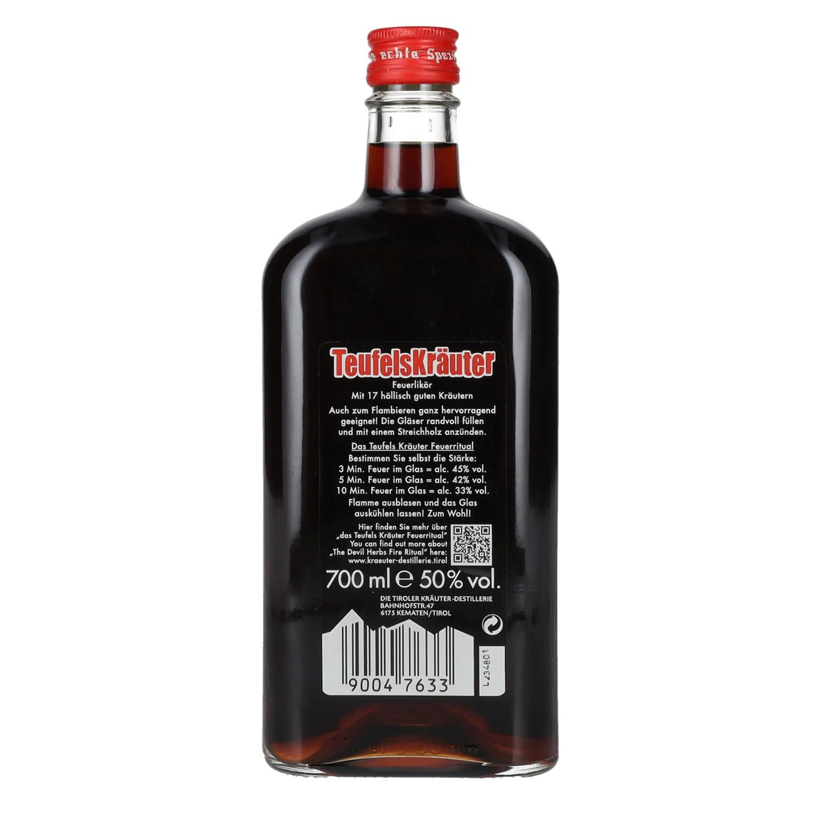 Baumann Teufelskräuter Fire Liqueur 50% vol. 0.7 l