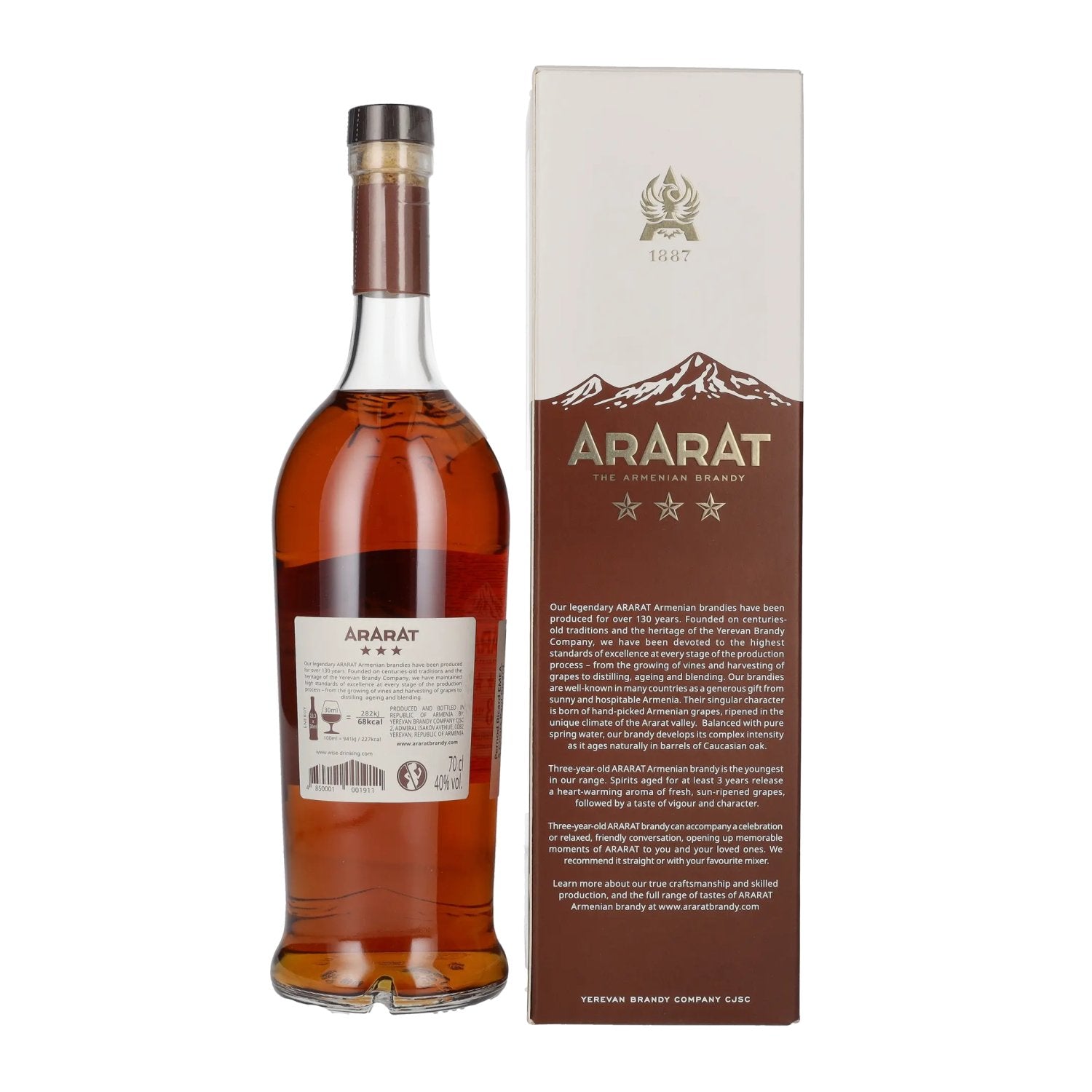 Ararat 3 Years Old 40% Vol. 0.7L in Gift Box