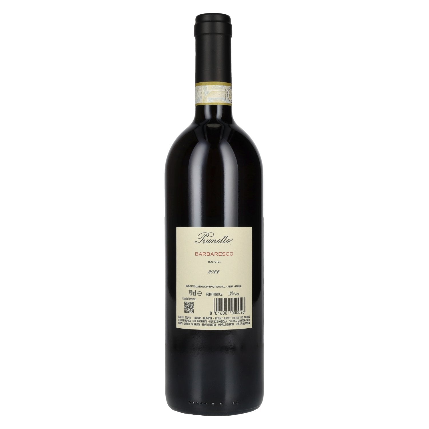 Prunotto Barbaresco DOCG 2022 14% Vol. 0,75l