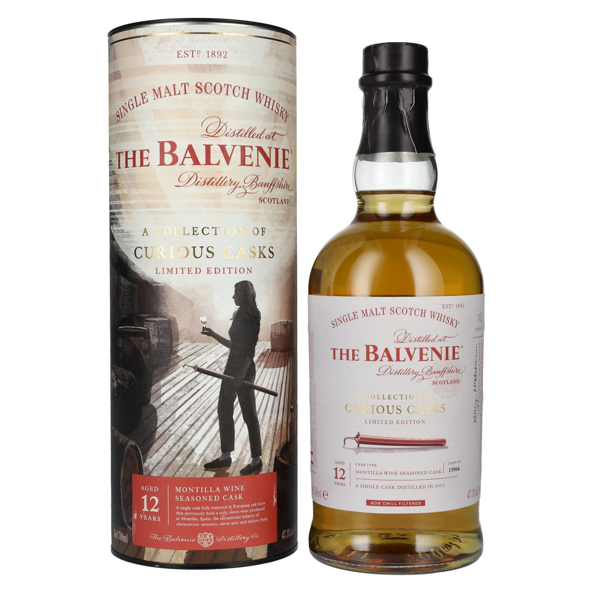 The Balvenie 12 Years Old A Collection of Curious Casks MONTILLA 47,3% Vol. 0,7l in Geschenkbox