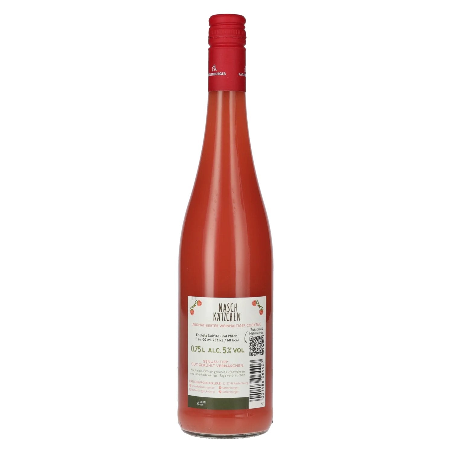 Katlenburger Sweet Treat Strawberry Drink 5% Vol. 0.75L