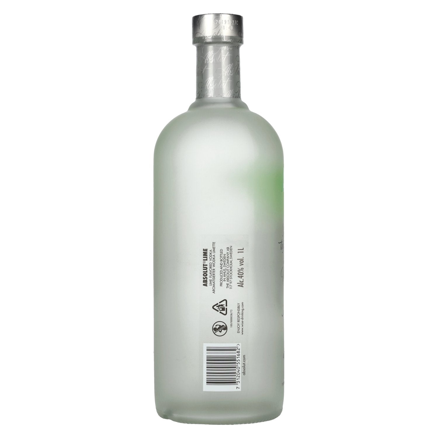Absolut LIME Flavored Vodka 40% Vol. 1l