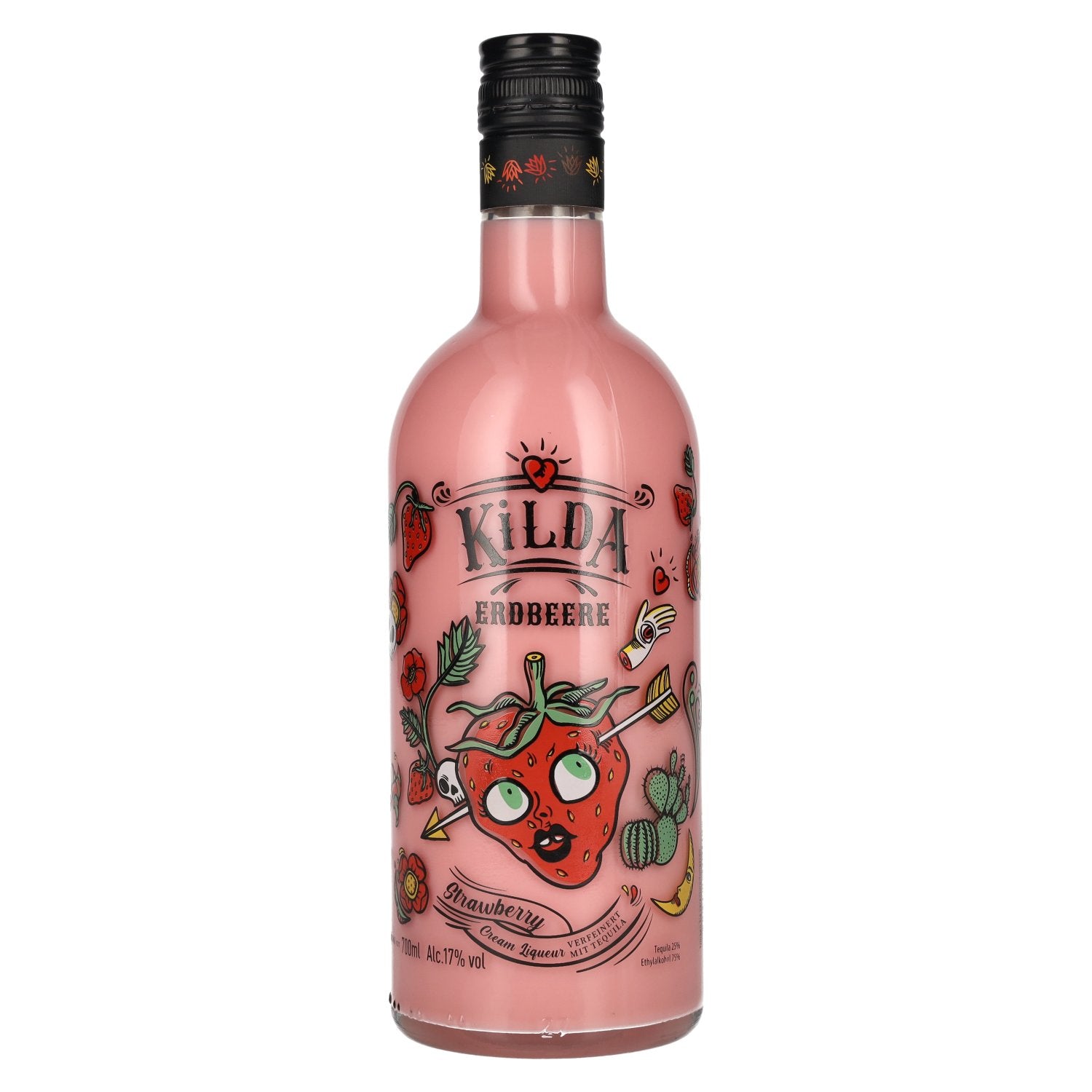 Kilda Strawberry Cream Liqueur 17% Vol. 0.7l