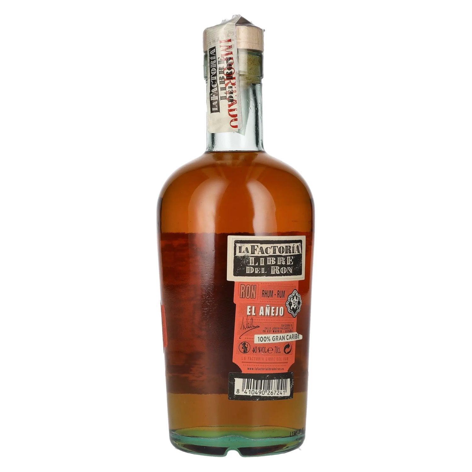 La Factoría Libre Del Ron El Añejo 40% Vol. 0.7l