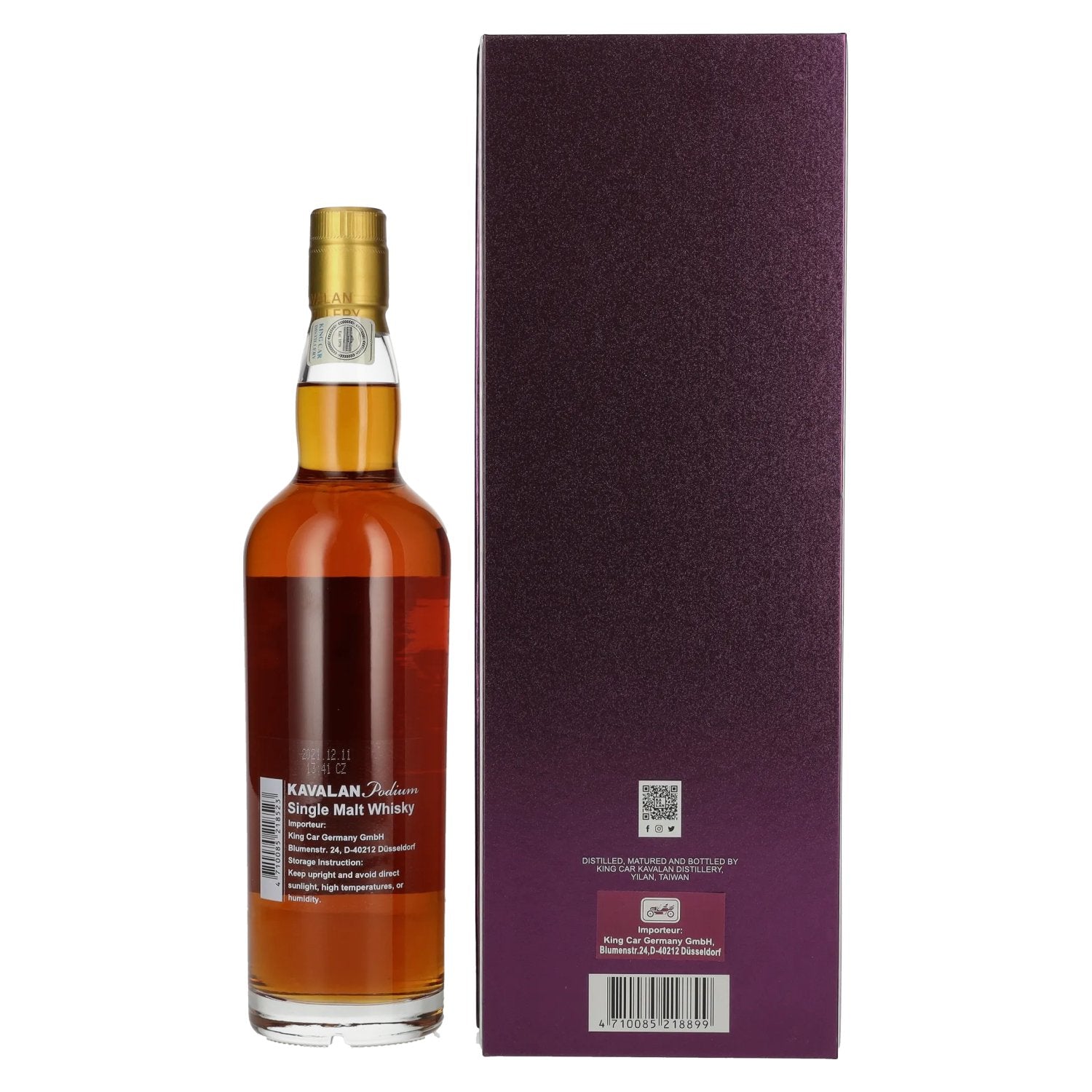 Kavalan PODIUM Single Malt Whisky 46% Vol. 0.7L in Gift Box
