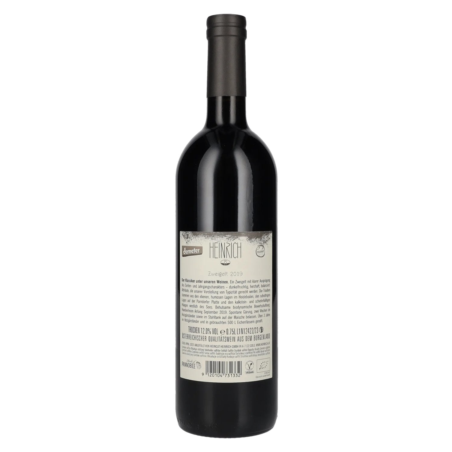 Heinrich Zweigelt 2019 12% Vol. 0,75l