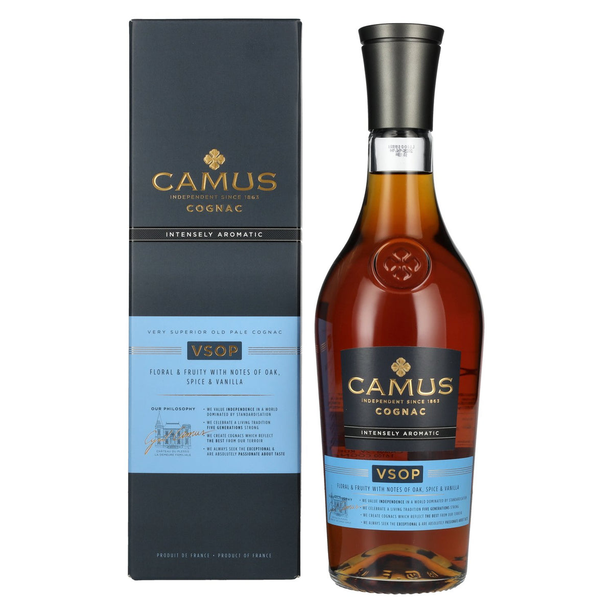 Camus VSOP Intensely Aromatic Cognac 40% Vol. 0,7l in Geschenkbox