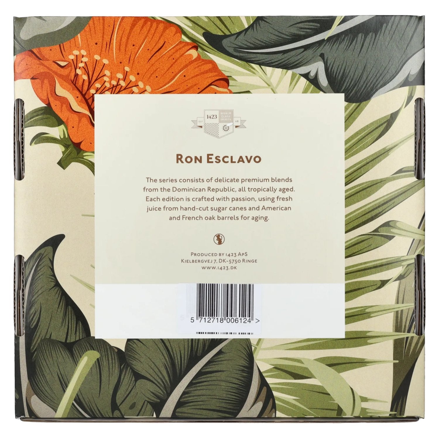 Ron Esclavo XO Ron Dominicana 42% Vol. 0.7l in gift box with 2 glasses