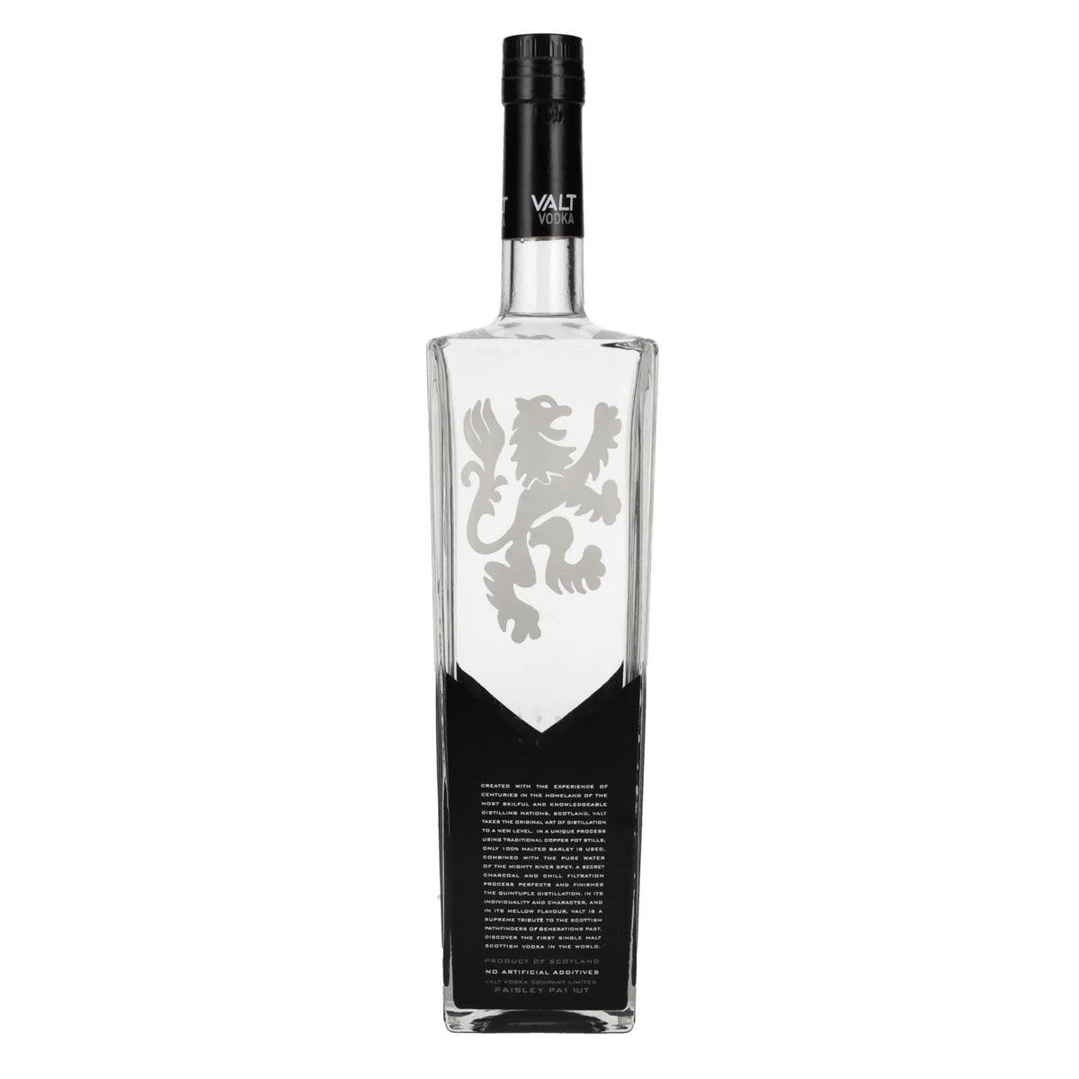 Valt Single Malt Scottish Vodka 40% ABV 0.7l