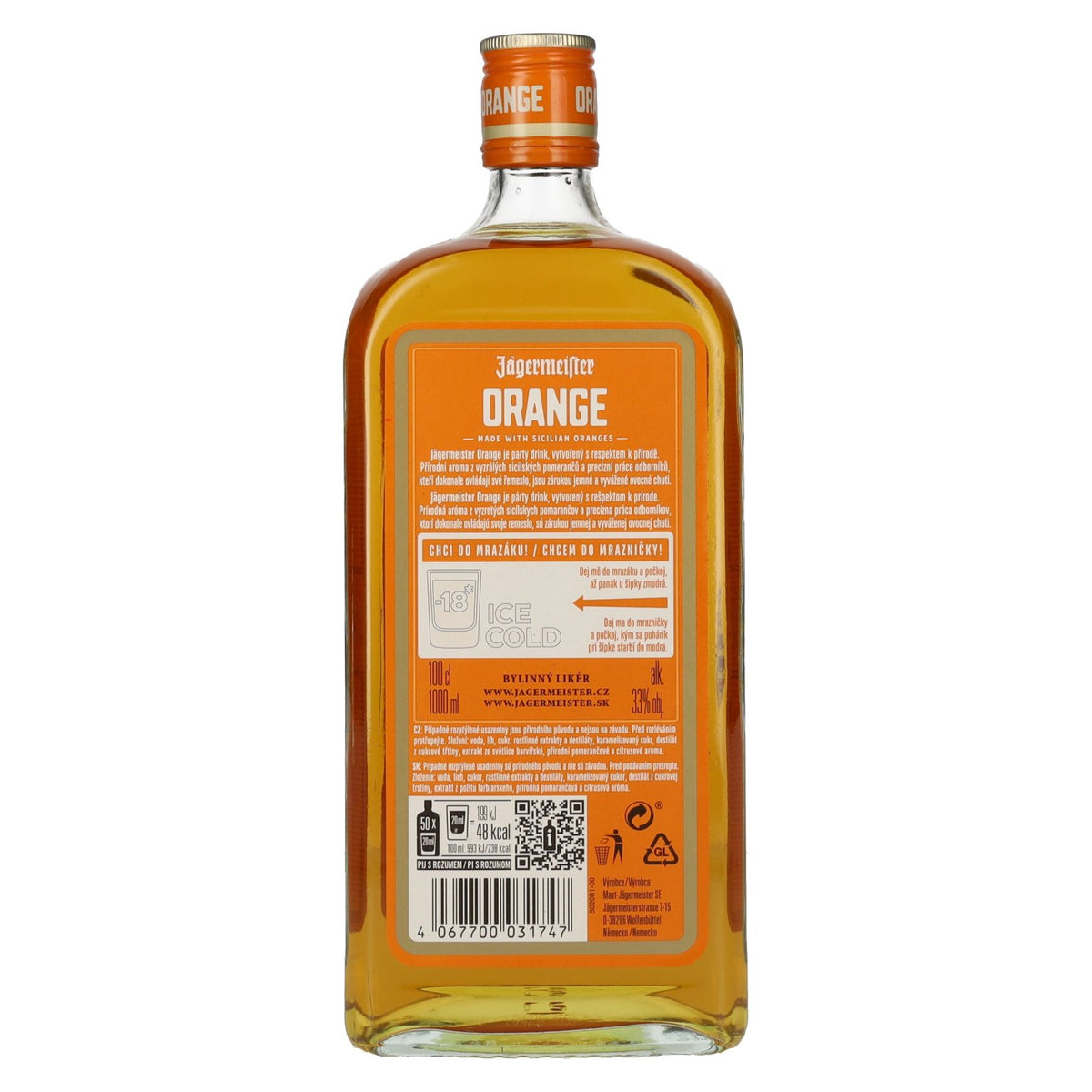 Jägermeister Orange 33% vol. 1 litre