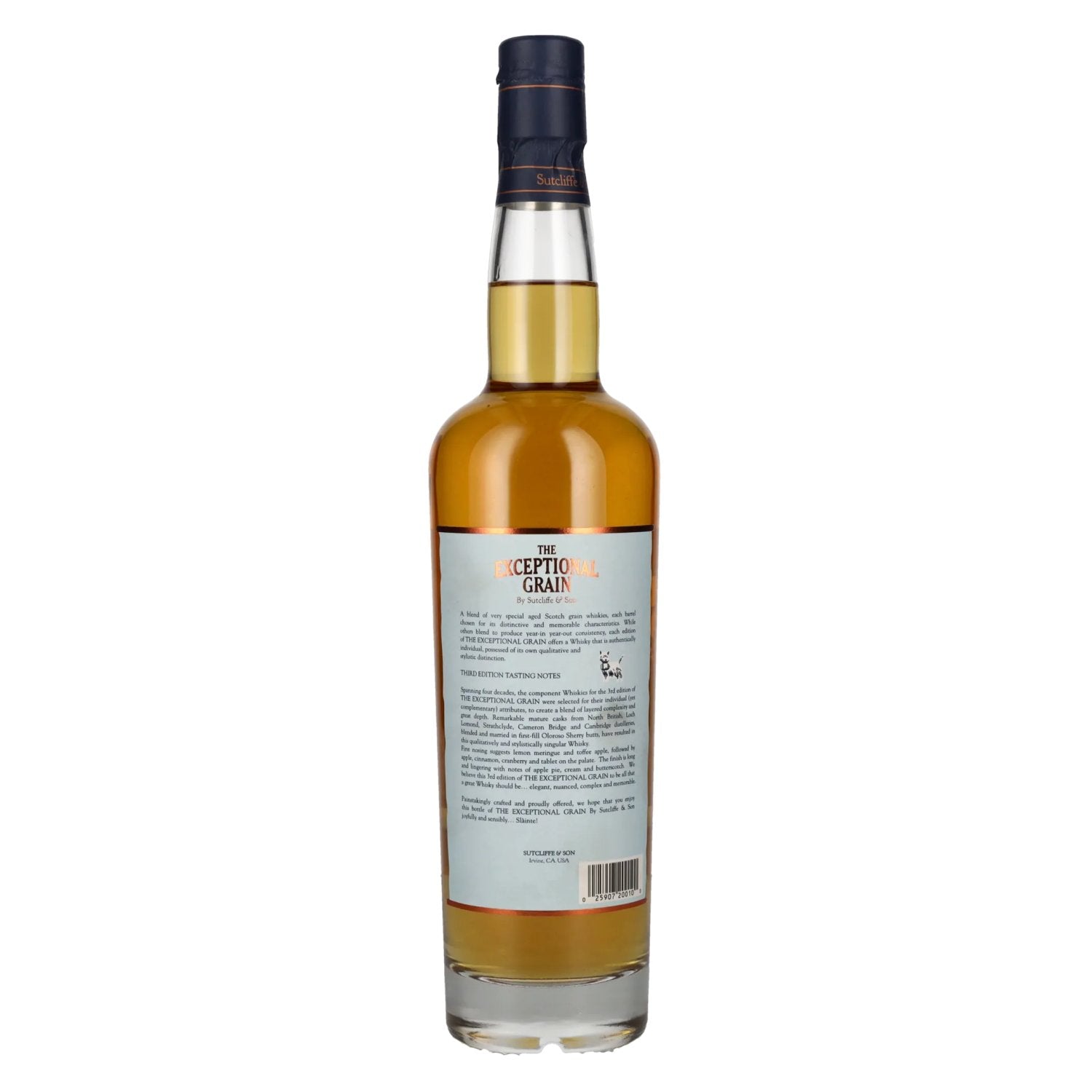 The Exceptional Grain By Sutcliffe & Son Blended Grain Scotch Whisky 43% Vol. 0,7l