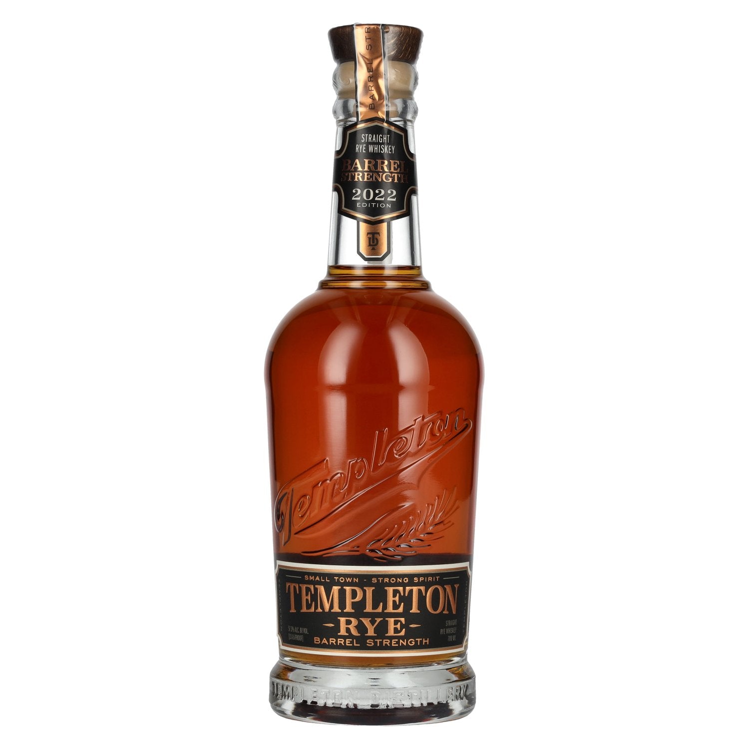 Templeton Rye Barrel Strength Straight Rye Whiskey 2022 57.3% Vol. 0.7l