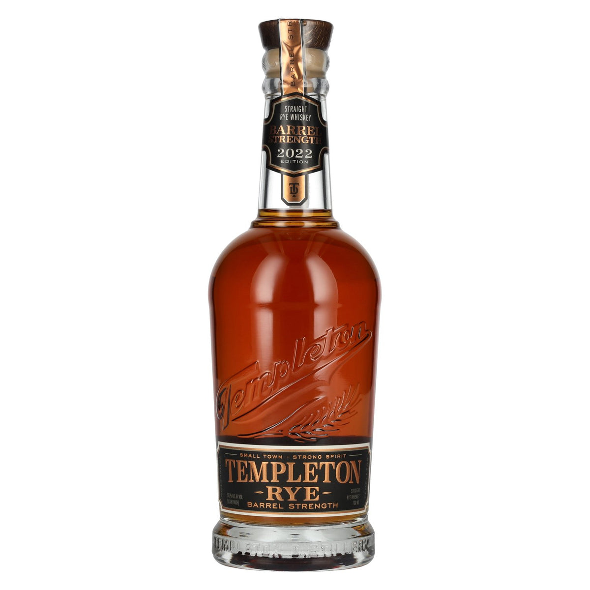 Templeton Rye Barrel Strength Straight Rye Whiskey 2022 57.3% vol. 0.7l