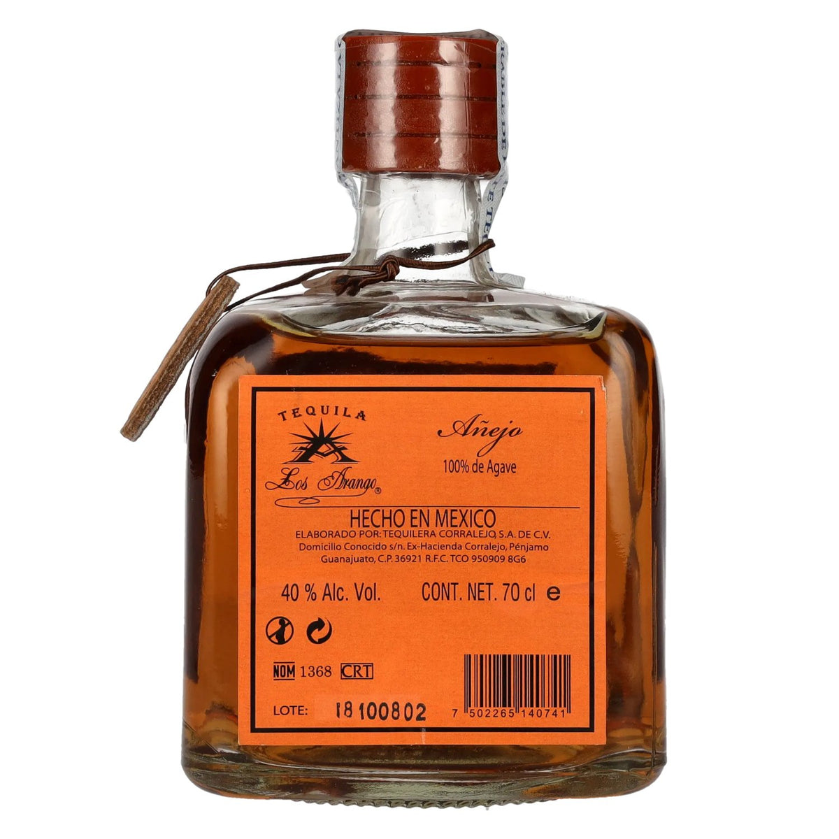 Los Arango Tequila Añejo 100% Agave 40% ABV 0.7l