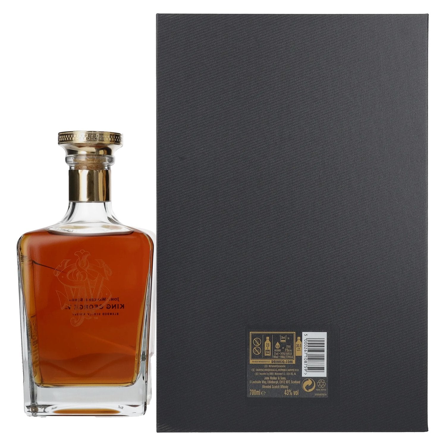 John Walker & Sons KING George V Blended Scotch Whisky 43% Vol. 0,7l in Geschenkbox