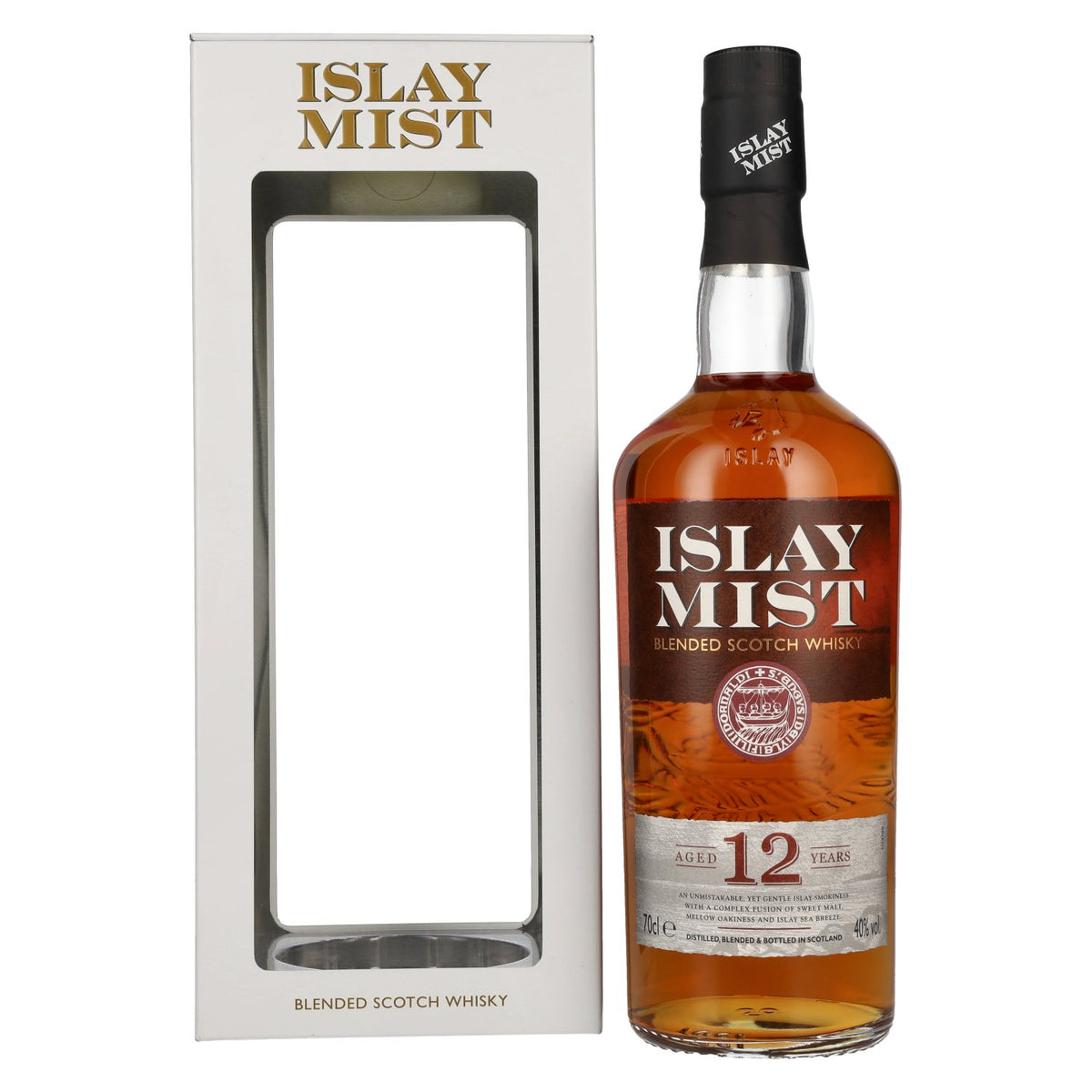 Islay Mist 12 Years Old Blended Scotch Whisky 40% Vol. 0,7l in Geschenkbox