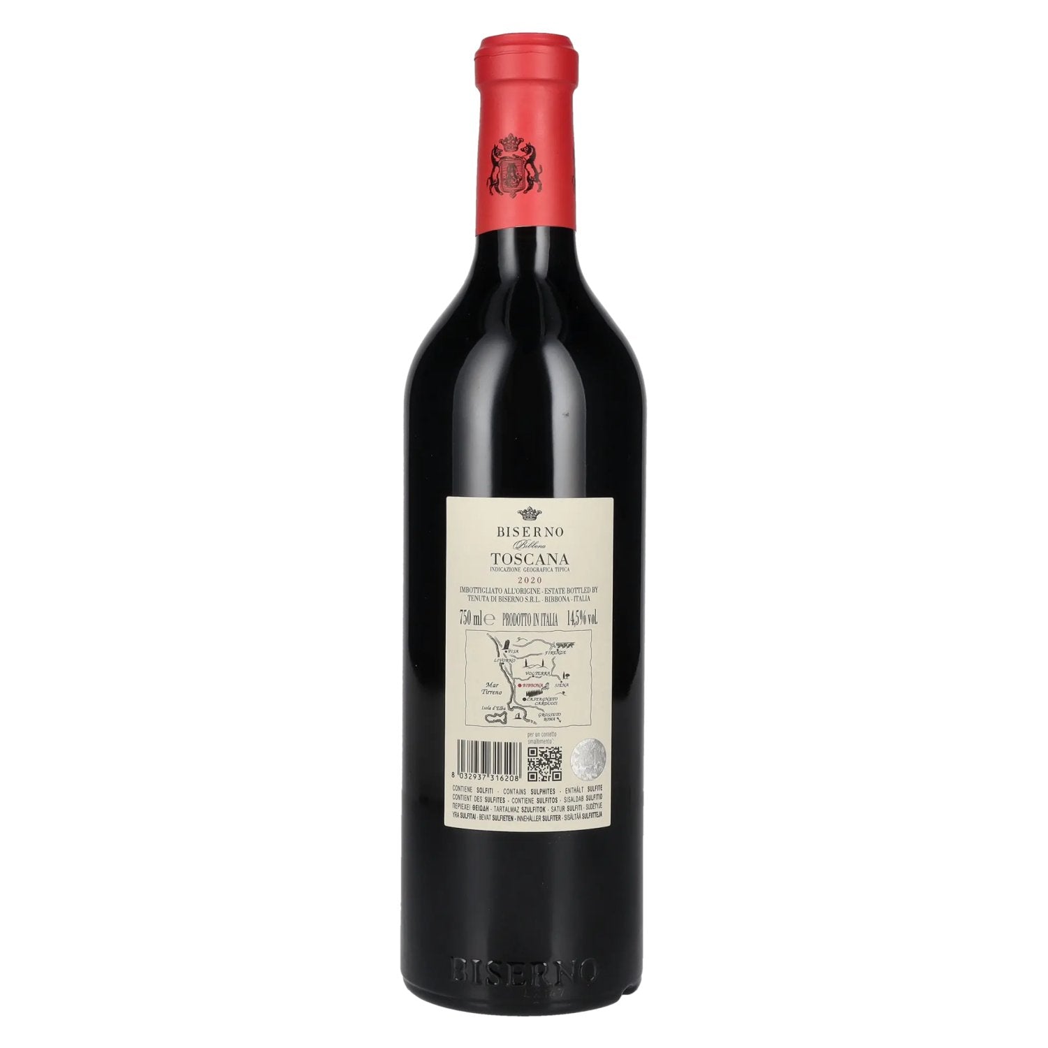 Tenuta di Biserno Bibbona Tuscany IGT 2020 14.5% Vol. 0.75l