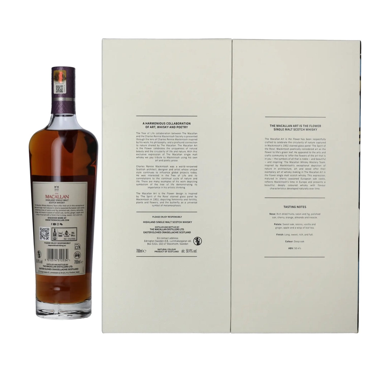 The Macallan ART IS THE FLOWER Highland Single Malt 50,4% Vol. 0,7l in Geschenkbox