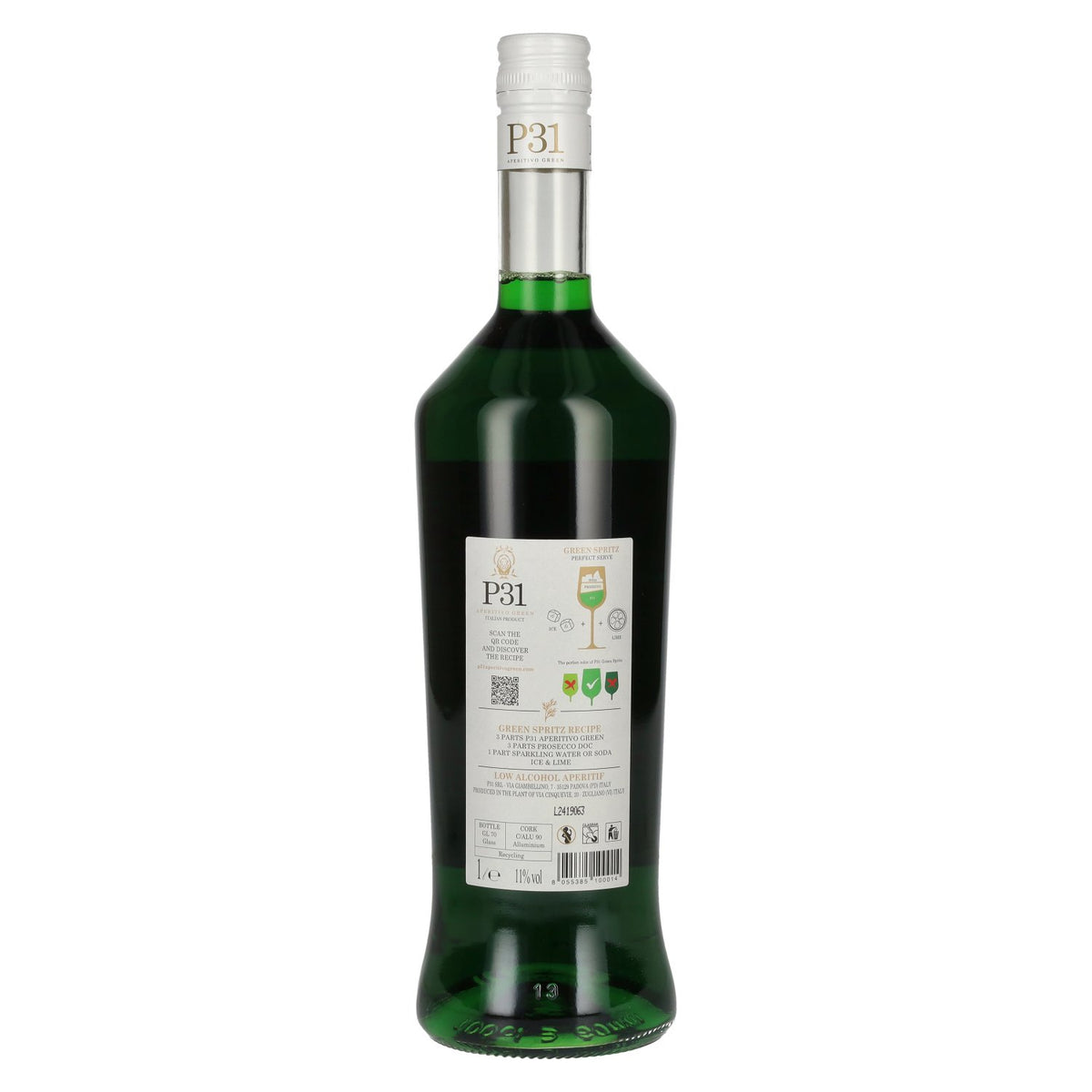 P31 Aperitivo Green 11% Vol. 1l