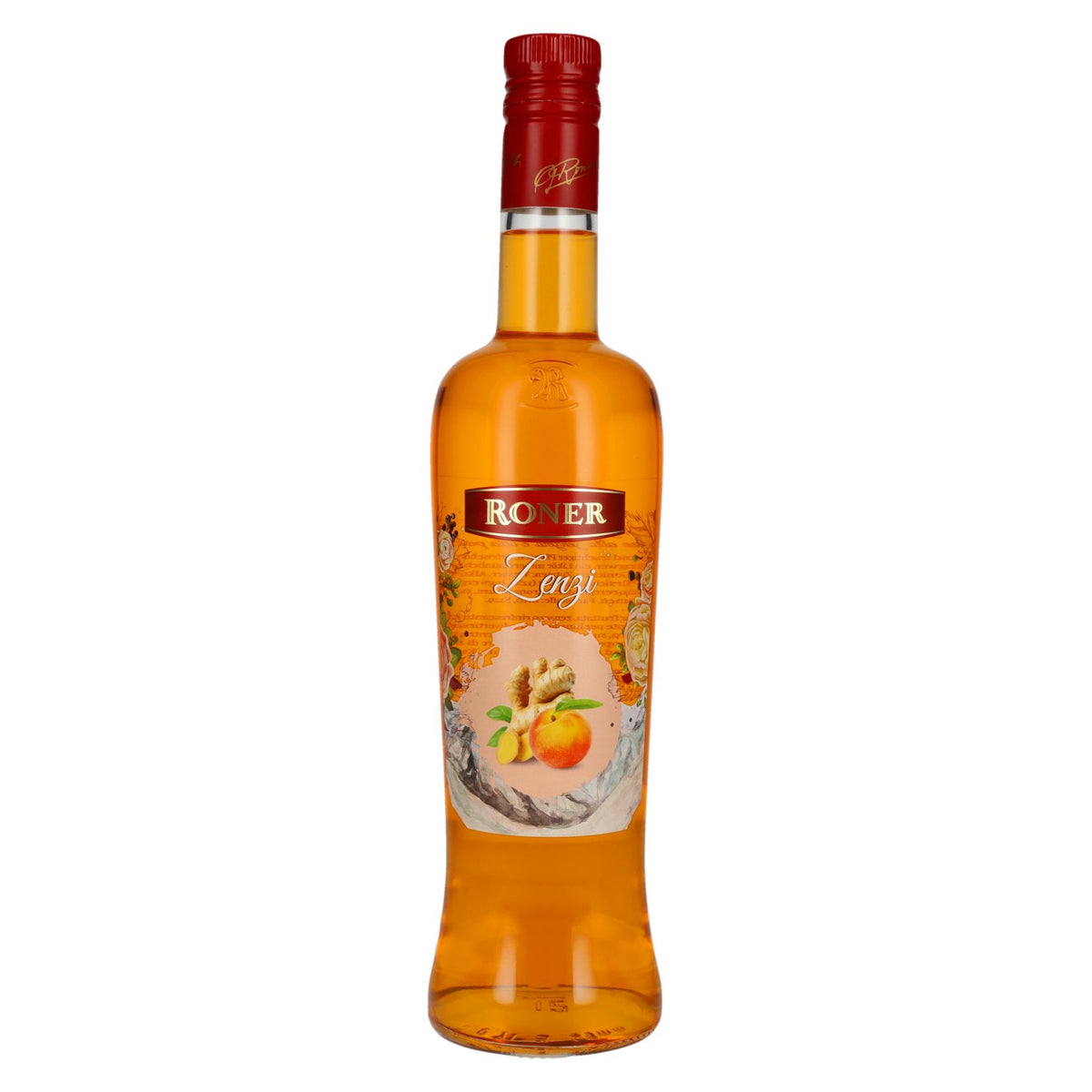 Roner Zenzi Ginger and Peach Liqueur 21% ABV 0.7l