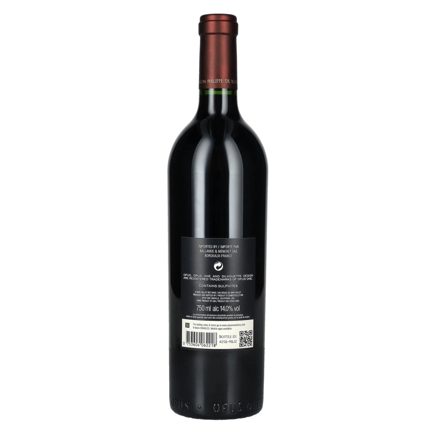 Robert Mondavi & Baron Philippe de Rothschild Opus One 2021 14% Vol. 0,75l