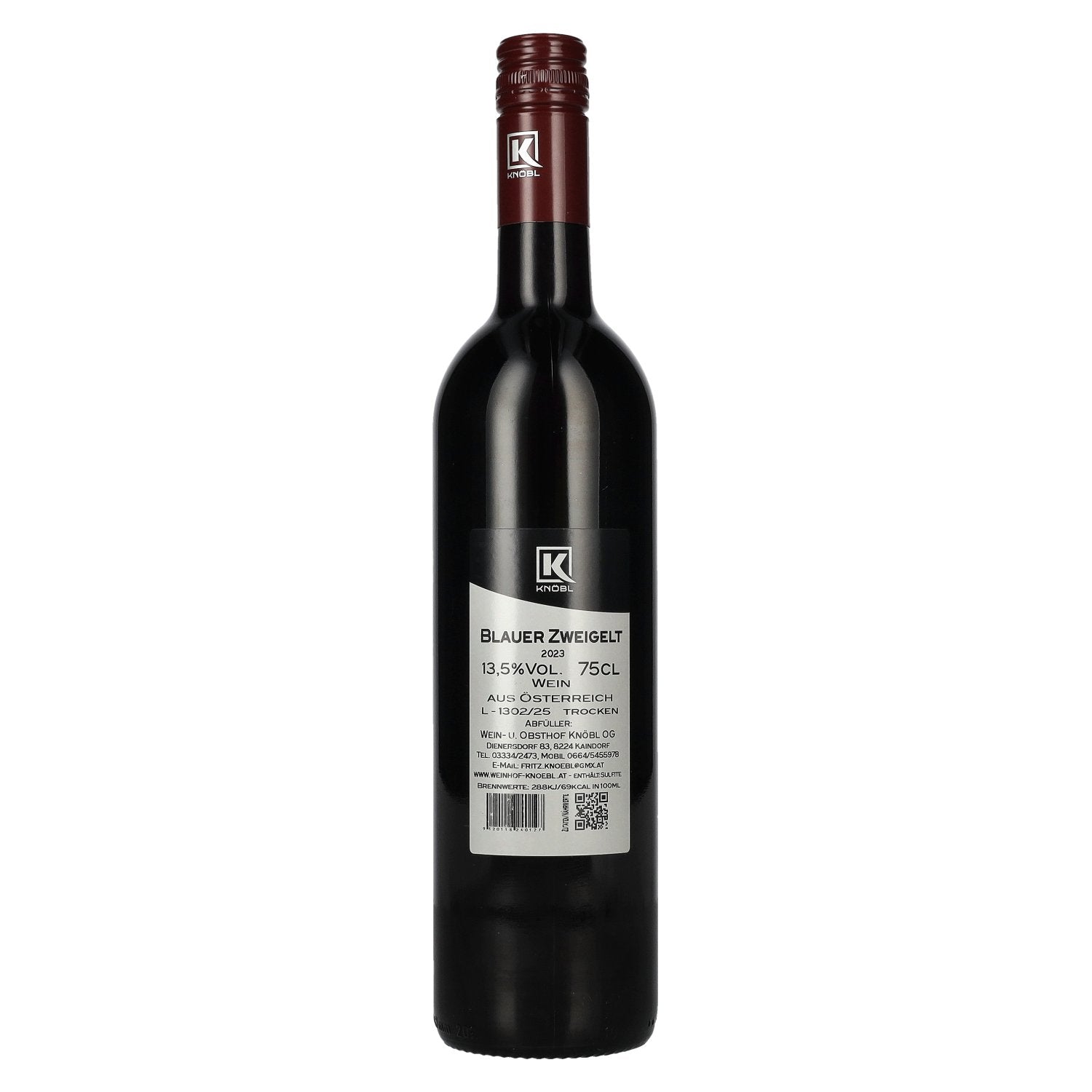 Knöbl Blauer Zweigelt 2023 13,5% Vol. 0,75l