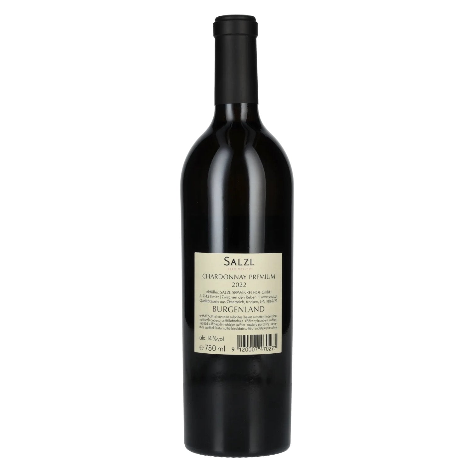 Salzl Chardonnay Premium 2022 14% Vol. 0.75l