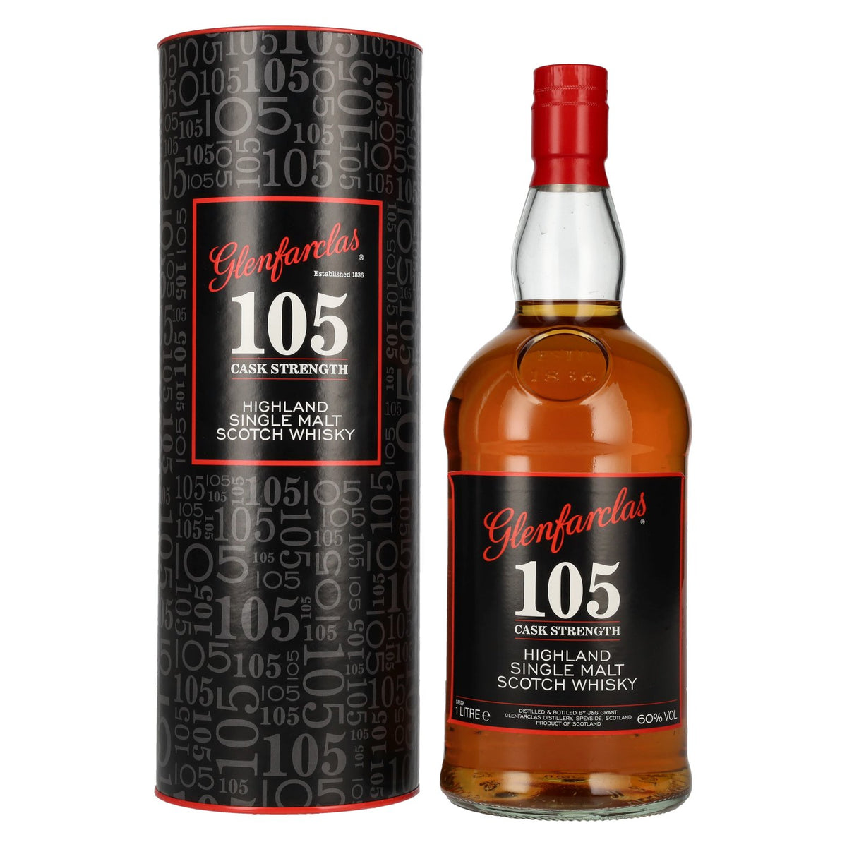Glenfarclas 105 CASK STRENGTH Highland Single Malt 60% Vol. 1l in gift box