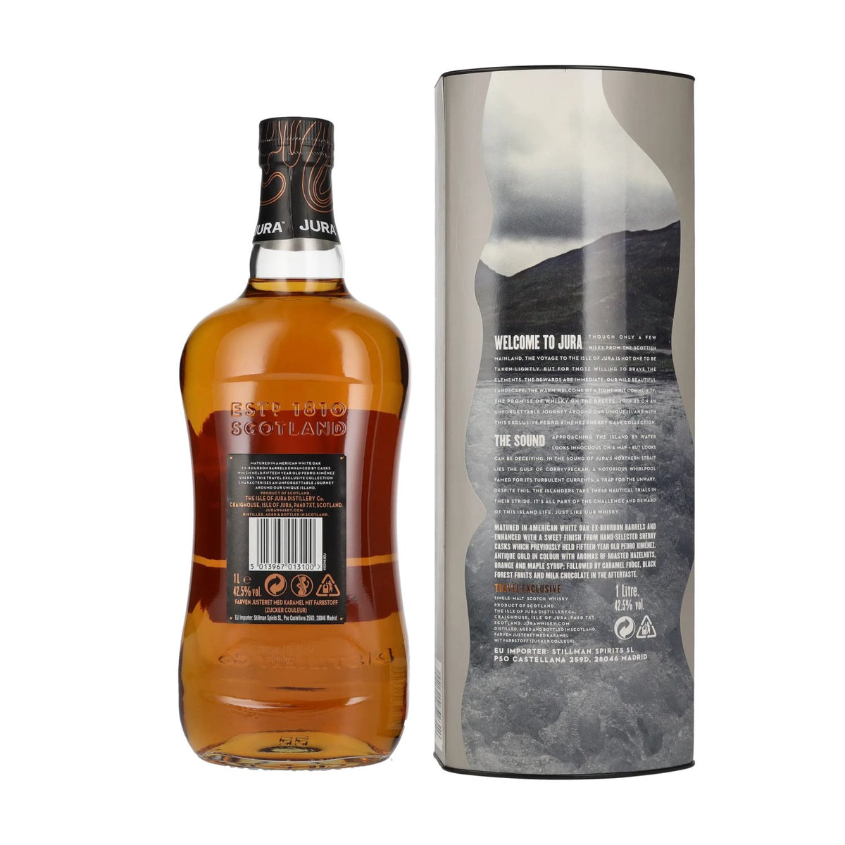 Jura THE SOUND Single Malt Scotch Whisky 42.5% Vol. 1L in Gift Box