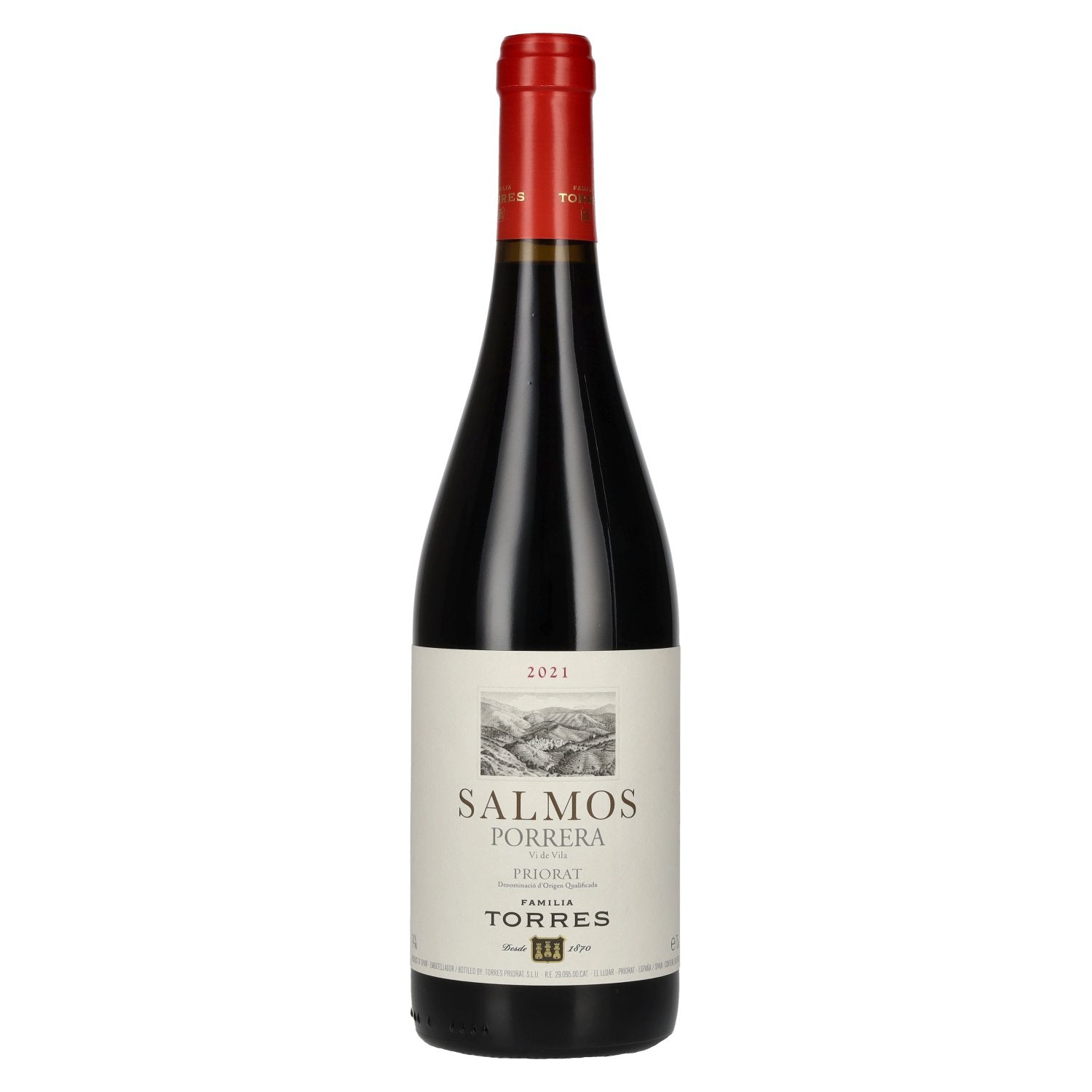Torres Salmos Porrera Vi de Vila PRIORAT 2021 14% Vol. 0.75l