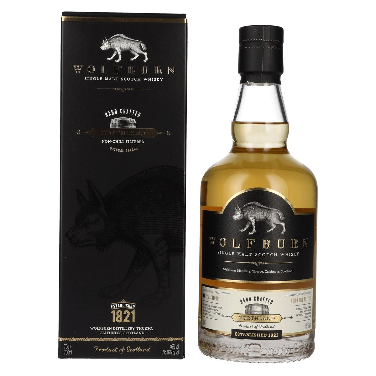 Wolfburn NORTHLAND First General Release 46% Vol. 0,7l in Geschenkbox