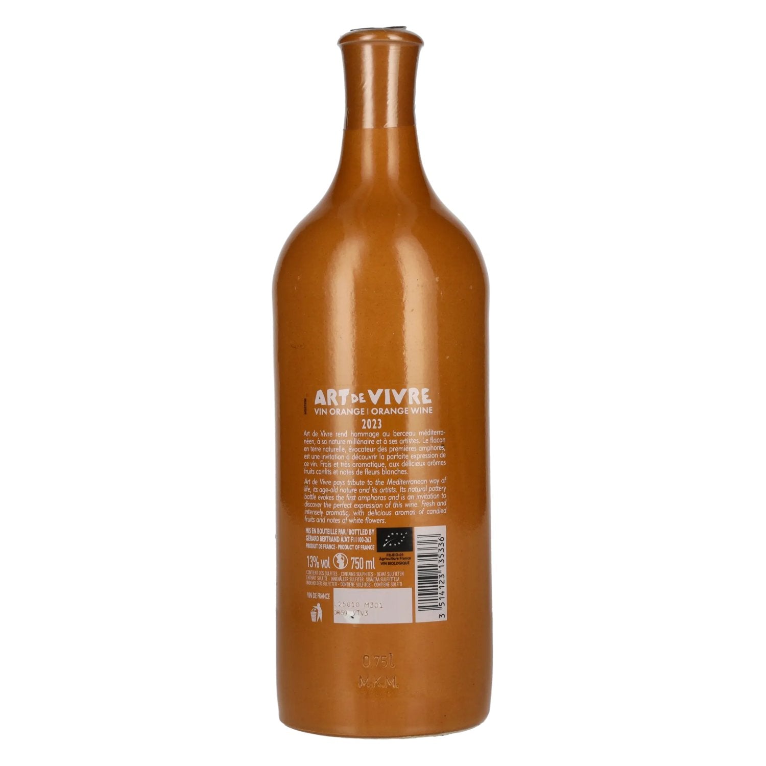 Gérard Bertrand Art de Vivre Vin Orange 2023 13% Vol. 0,75l