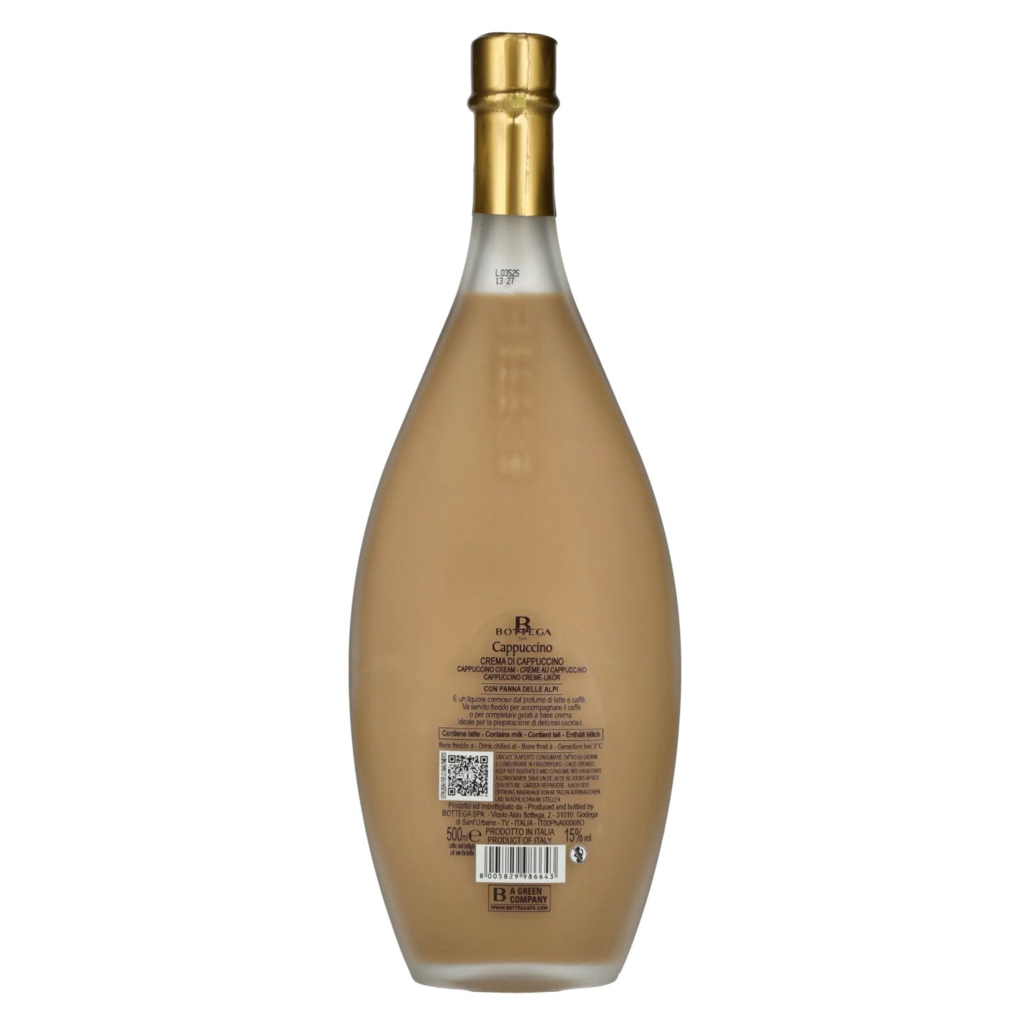 Bottega Crema di CAPPUCCINO Cream Liqueur 15% Vol. 0.5l