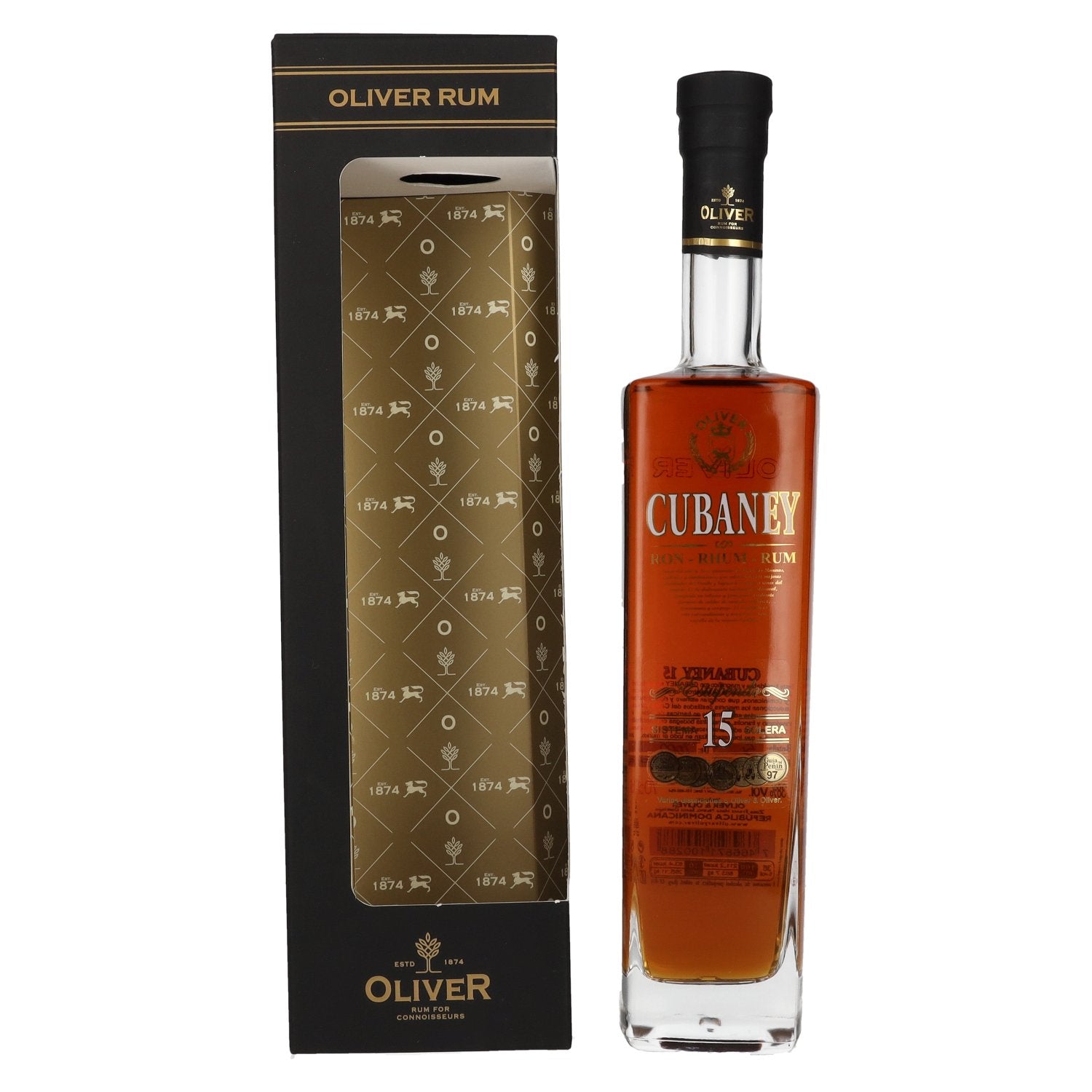 Ron Cubaney ESTUPENDO 15 Solera System 38% Vol. 0.7L in gift box