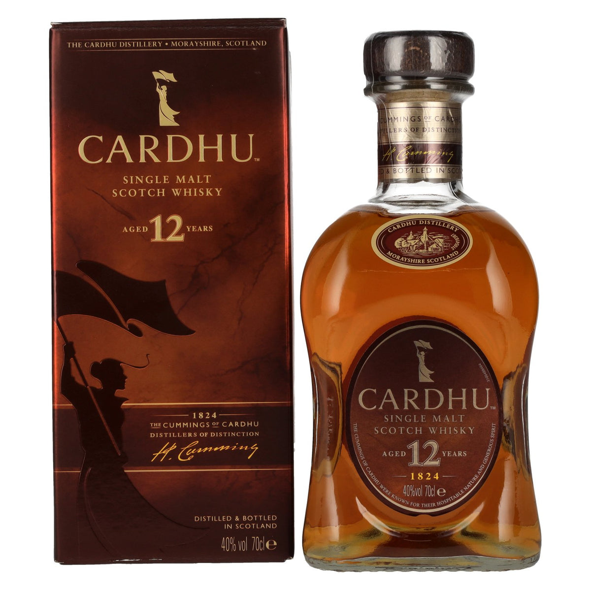 Cardhu 12 Years Old Single Malt Scotch Whisky 40% Vol. 0,7l in Geschenkbox