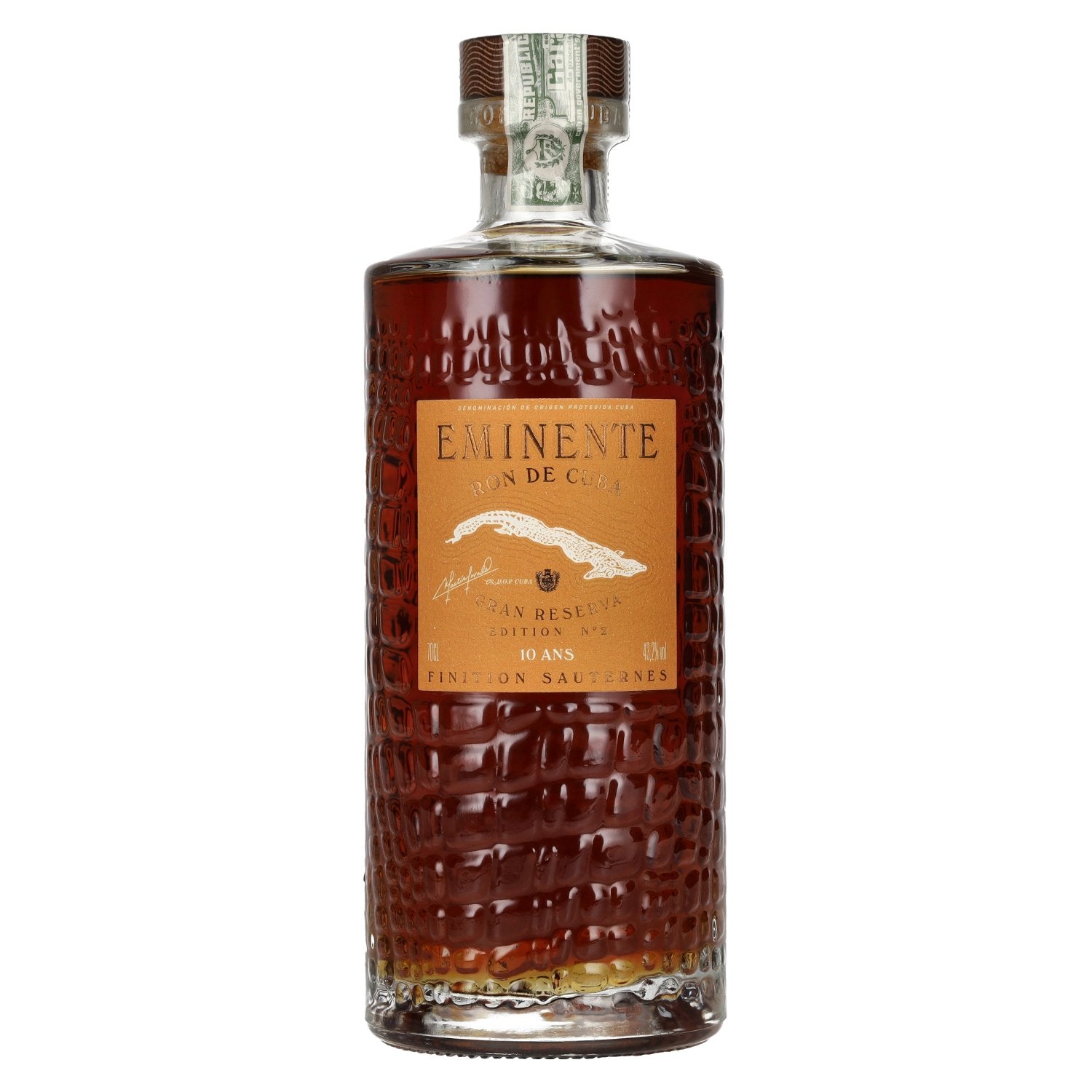 Eminente Ron De Cuba 10 Year Old Gran Reserva Sauternes Finish Edition N° 2 43.2% Vol. 0.7l