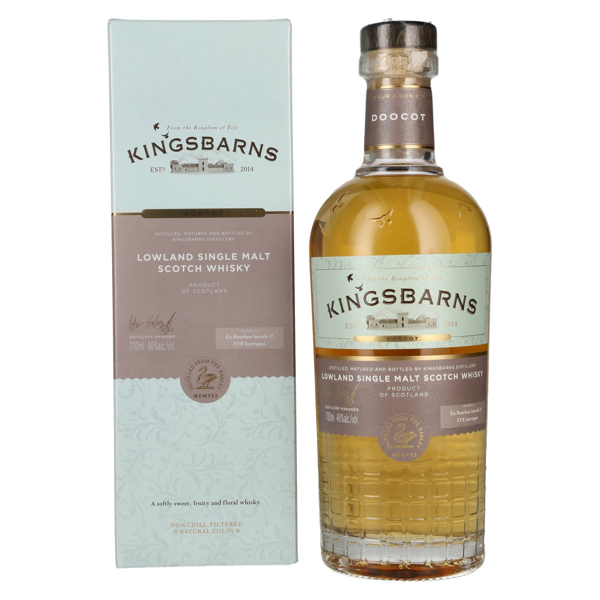 Kingsbarns DOOCOT Lowland Single Malt Scotch Whisky 46% Vol. 0,7l in gift box
