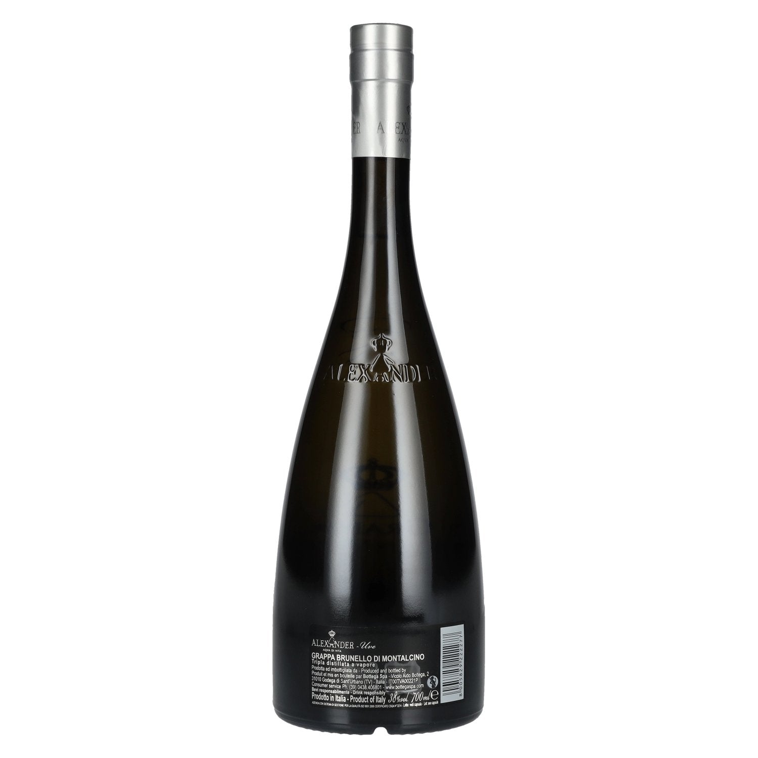 Bottega Alexander Aqva Di Vita Grappa Brunello di Montalcino 38% Vol. 0,7l