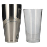 APS Boston Shaker Silver 2-piece with Glass