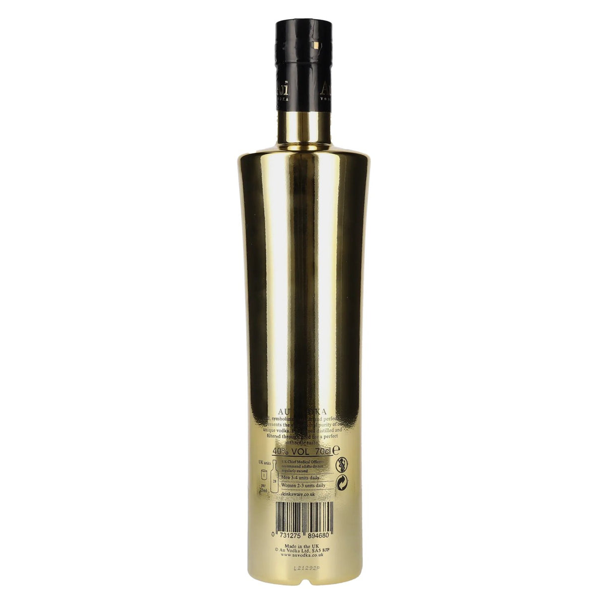 Au Vodka 40% ABV 0.7l