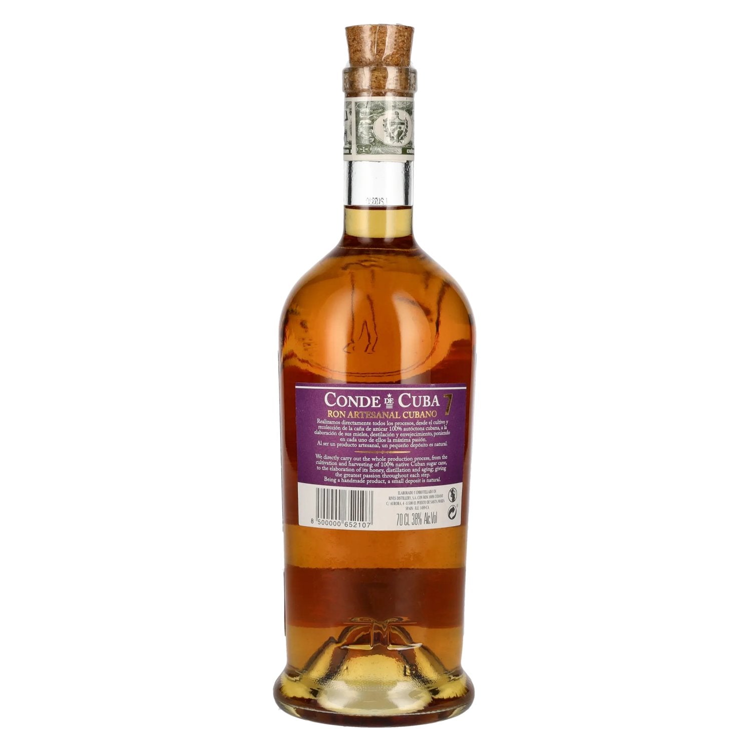 Conde de Cuba 7 Handmade Cuban Rum 38% Vol. 0.7l