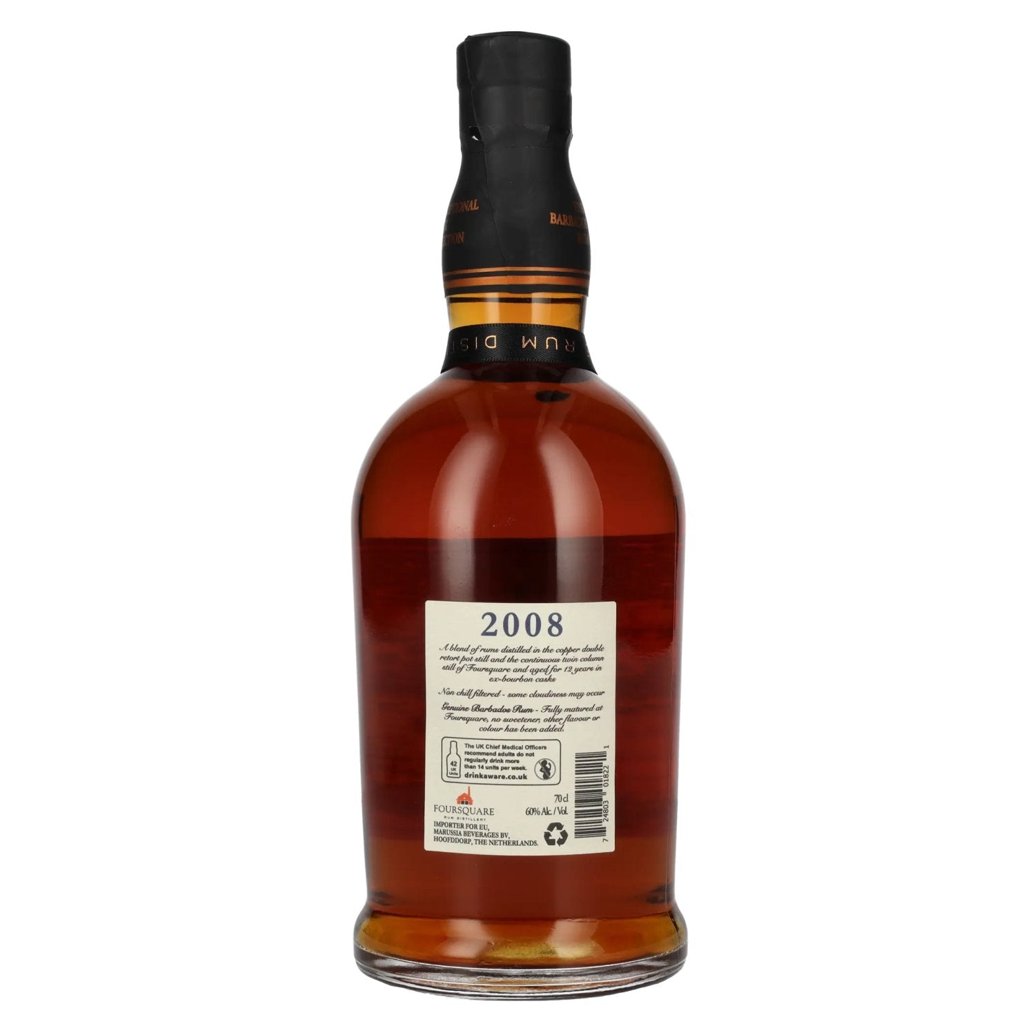 Foursquare 12 Years Old Single Blended Rum 2008 60% Vol. 0,7l