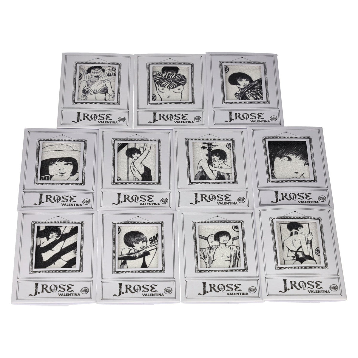 J. Rose Gin card, 1 piece