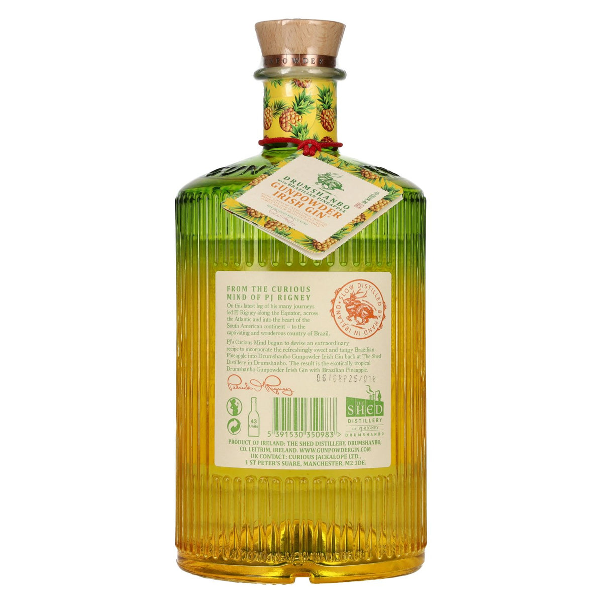Drumshanbo Gunpowder Irish Gin with Brazilian Pineapple 43% Vol. 1l