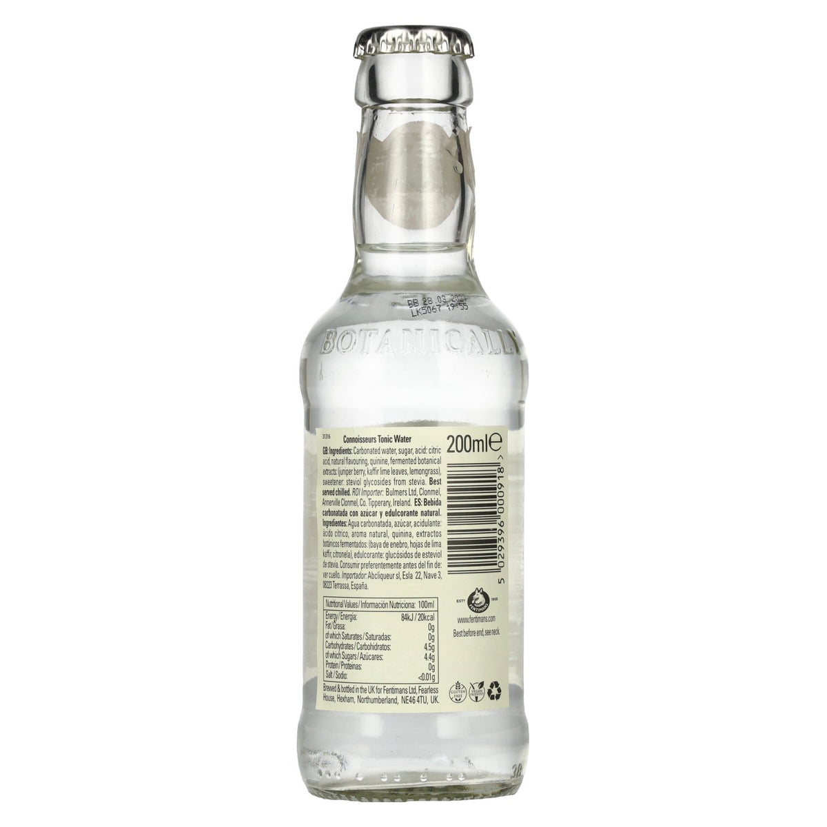 Fentimans CONNOISSEURS Tonic Water 6x4x0,2l