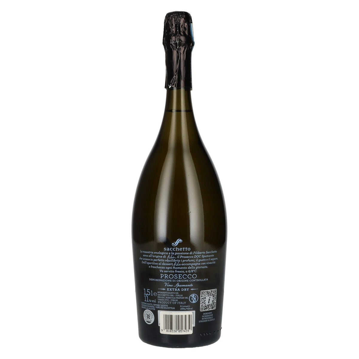 Sacchetto Fili Prosecco Extra Dry DOC 11% Vol. 1,5l